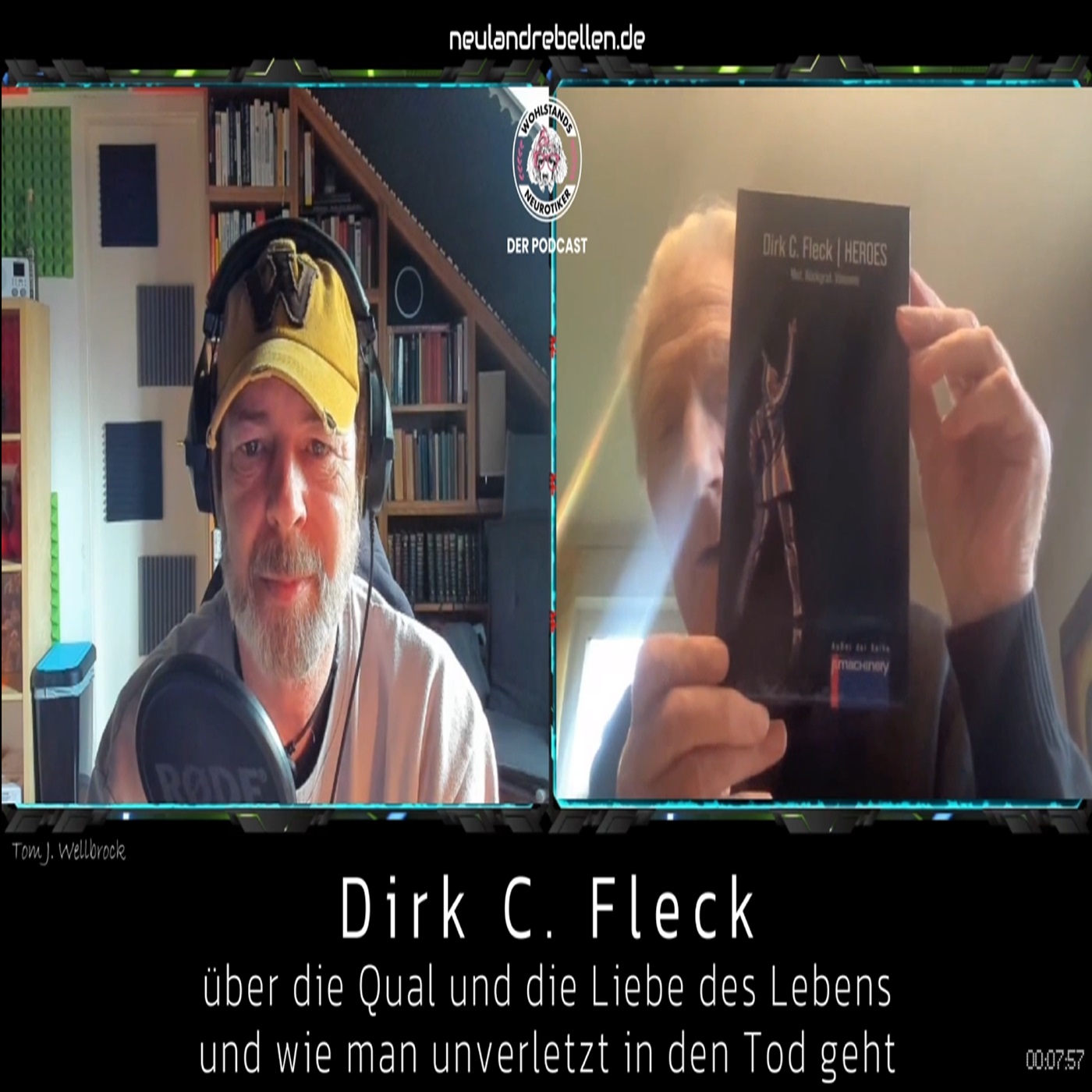 cover of episode Mit Dirk C. Fleck im Gespräch über die Qual und die Liebe des Lebens – und wie man unverletzt in den Tod geht