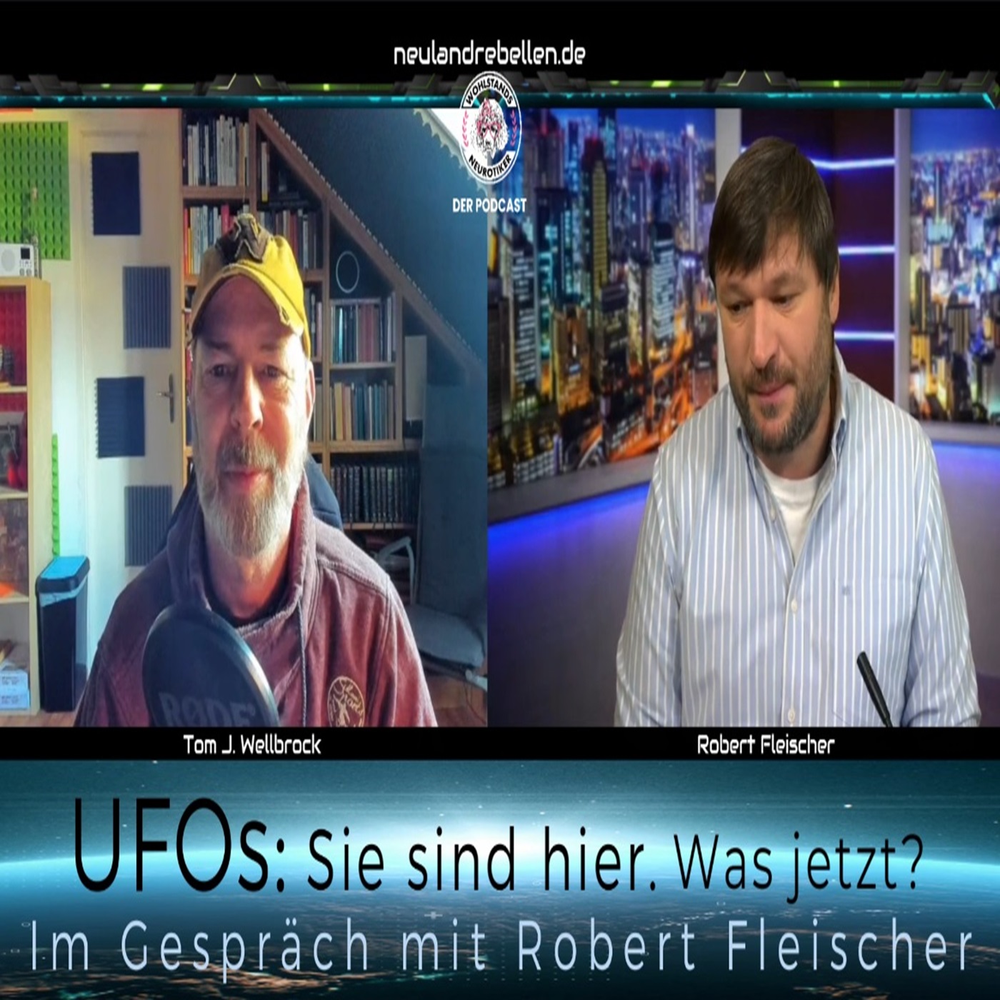 cover of episode UFOs: „Sie sind hier. Was jetzt?“ Im Gespräch mit Buchautor Robert Fleischer